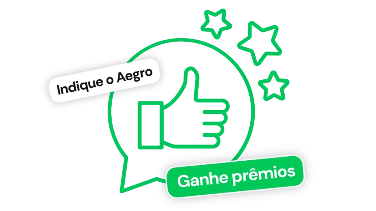 Produtor indicando o Aegro e recebendo prêmios.