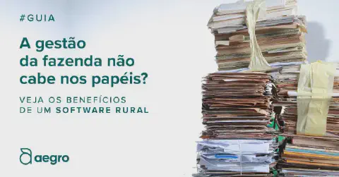 Indicadores de avaliação fornecidos pelo software Aegro, exibidos no painel de gestão