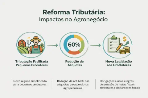 Reforma Tributária (LC 214/2025) no Agronegócio: síntese dos principais impactos operacionais e fiscais