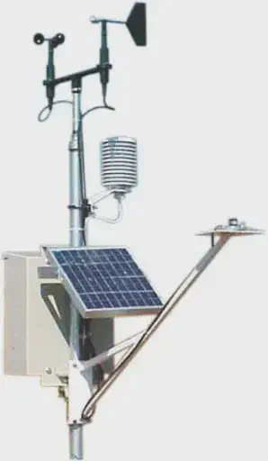 uma estação meteorológica automática compacta, projetada para uso em campo, especialmente na agricultura. O eq