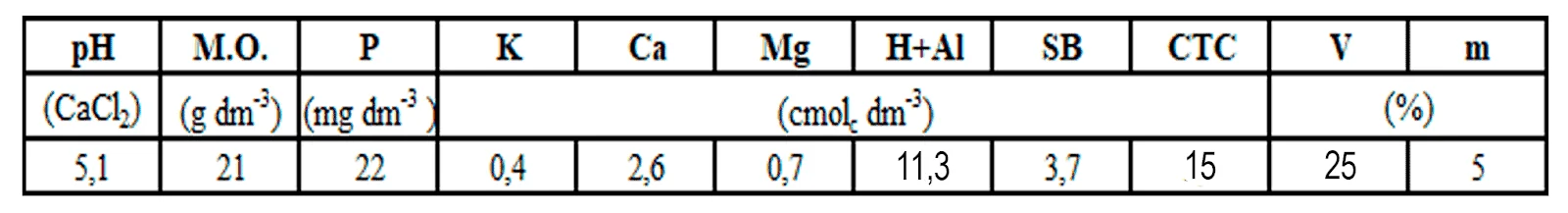 Exemplo de Análise de Solo: Interpretando os Resultados uma tabela detalhada com os resultados de uma análise química de solo, uma ferramenta diagnóstica essencial na