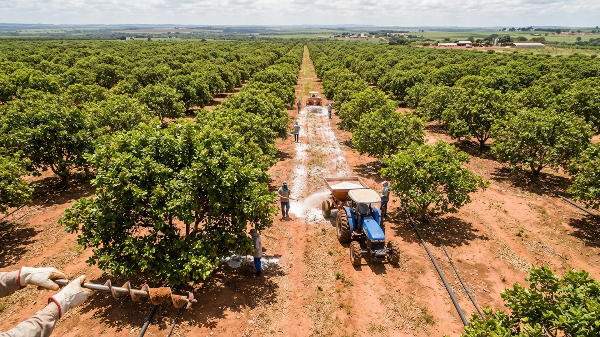 Imagem de destaque do artigo: Adubação de Caju: Guia Completo para Produzir Mais [2025]