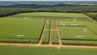 Miniatura do artigo de Manejo Integrado de Pragas: Área de Refúgio para Milho, Soja e Algodão Bt: O Guia Definitivo
