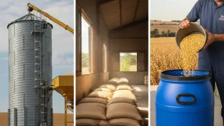 Miniatura do artigo de Manejo Integrado de Pragas: Armazenamento de Milho Pós-Colheita: O Guia Completo para Evitar Perdas
