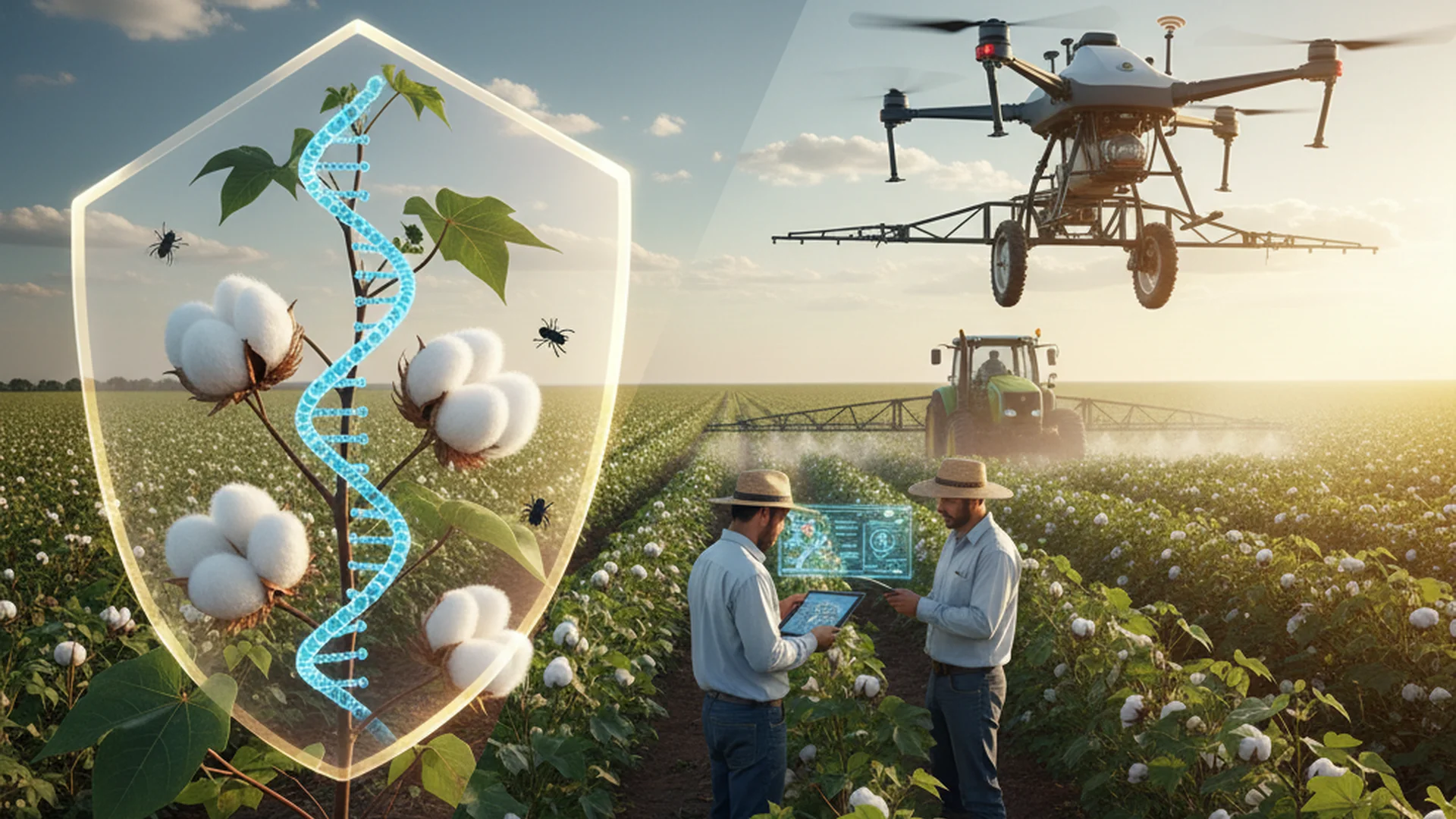 Biotecnologia no Algodão: Tecnologia Bt contra Spodoptera e Helicoverpa