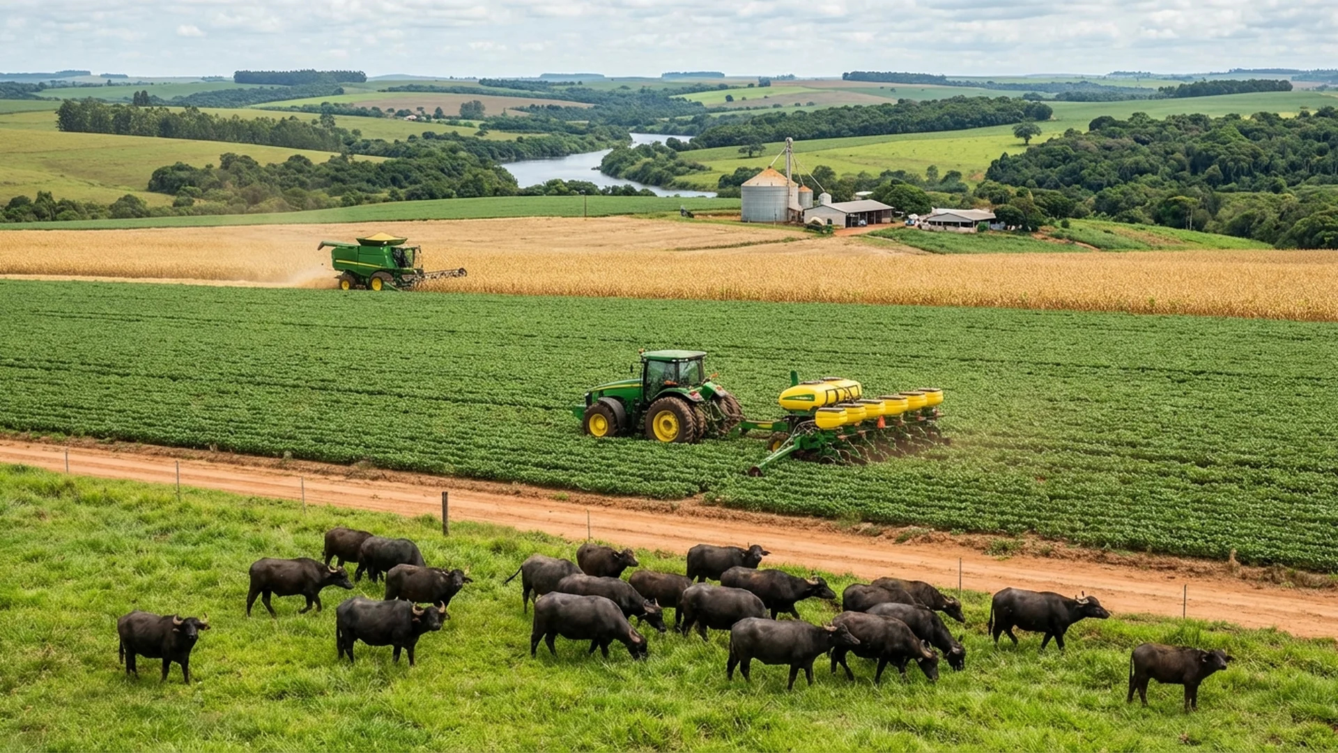 Imagem de destaque do artigo: Criação de Bubalinos: Guia Definitivo para ter Lucro [2025]