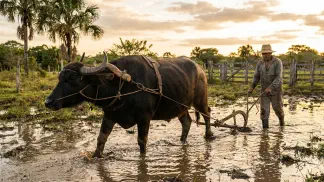 Miniatura do artigo de Gestão Agrícola: Búfalo na Tração Animal: Guia de Economia e Manejo [2025]