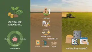 Miniatura do artigo de Gestão Financeira: Capital de Giro Rural: O Guia Completo para Financiar e Gerir sua Fazenda