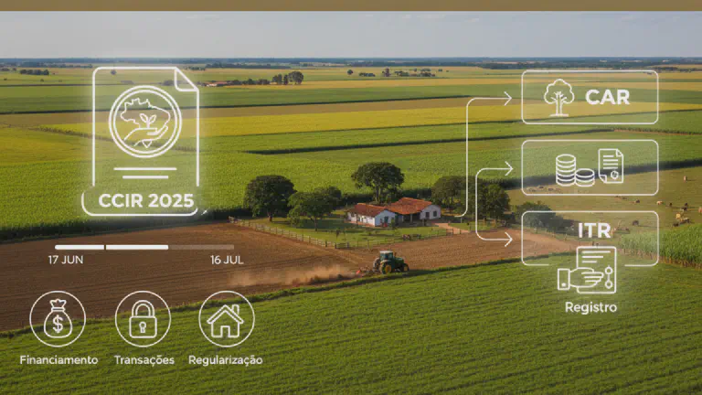 CCIR 2025: O Guia Completo para Manter seu Imóvel Rural em Dia