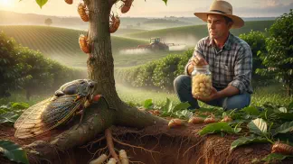 Miniatura do artigo de Manejo Integrado de Pragas: Cigarra-do-Cafeeiro: Por que o Canto que Incomoda é um Alerta para sua Lavoura