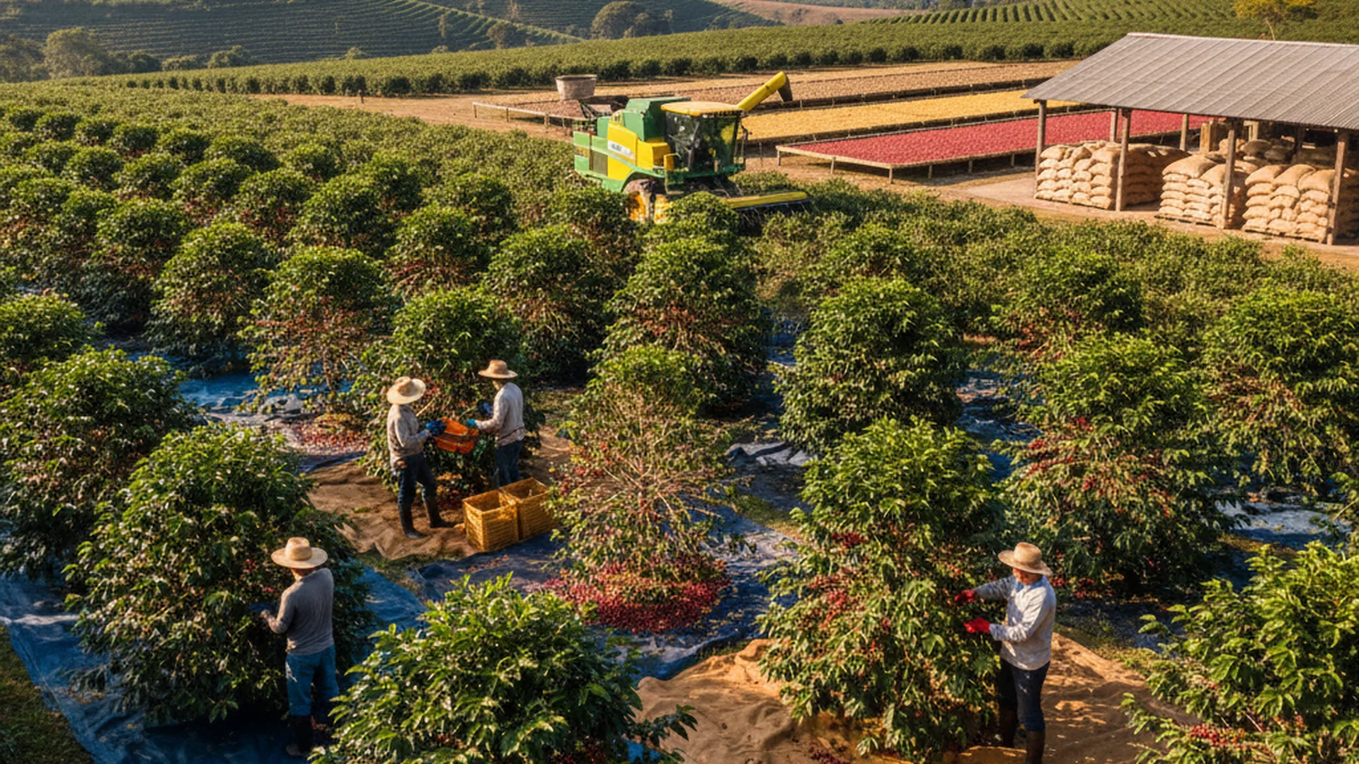 Colheita de Café: O Guia Completo para o Momento e Método Ideal