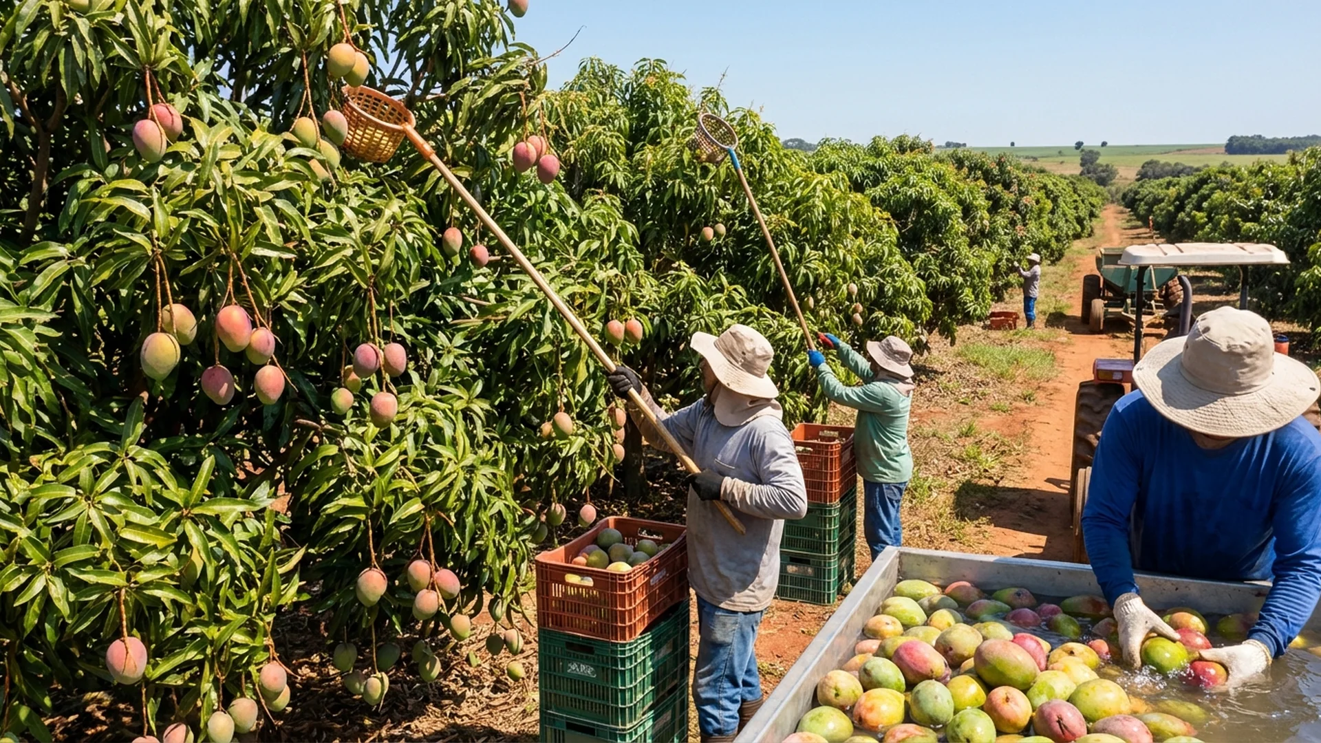 Imagem de destaque do artigo: Colheita de Manga: 5 Dicas para Acertar o Ponto [2025]