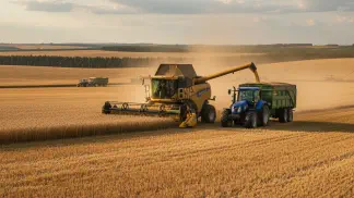 Miniatura do artigo de Gestão Agrícola: Colheita de Trigo: Guia Completo para Evitar Perdas e Maximizar a Produtividade