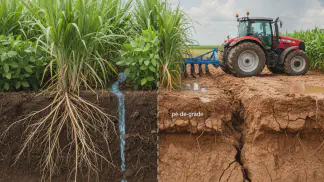 Miniatura do artigo de Gestão Agrícola: Compactação do Solo: O Guia Completo para Identificar e Resolver o Problema