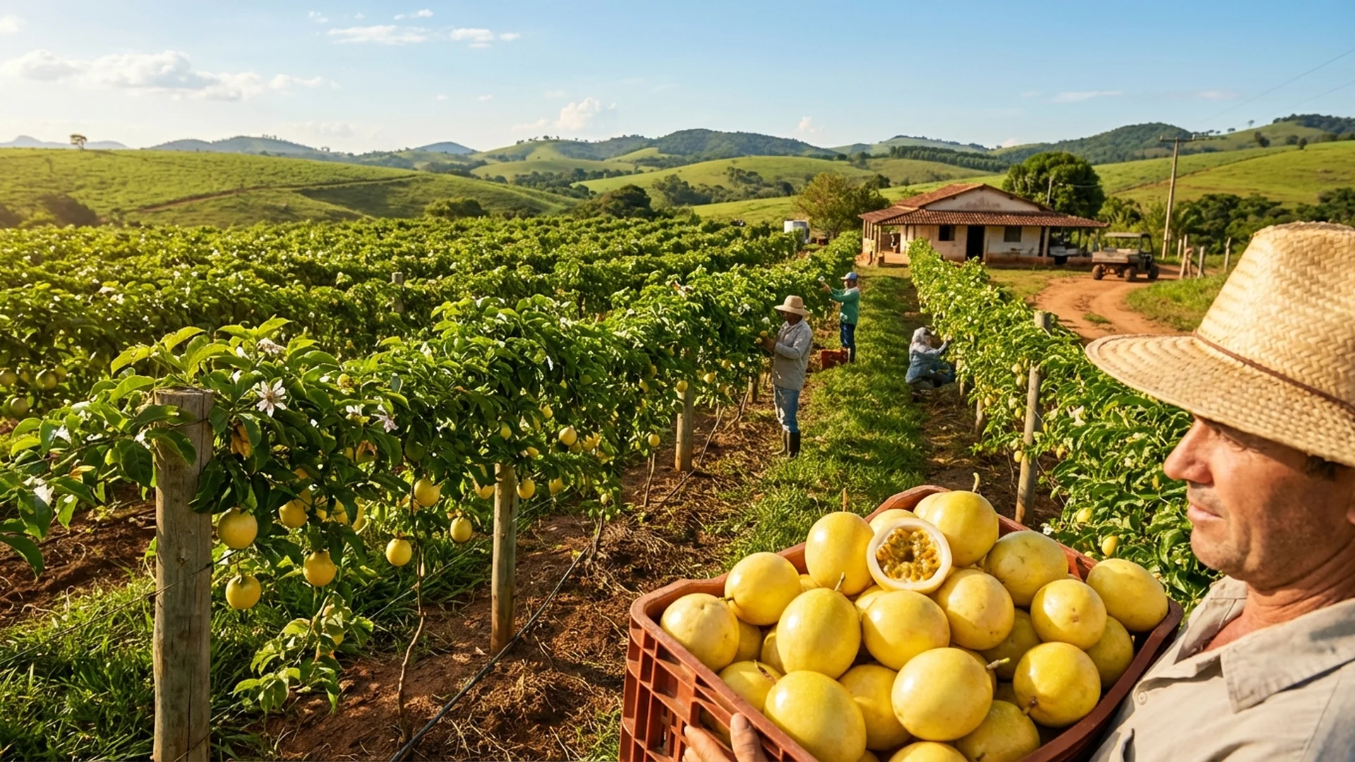 Imagem de destaque do artigo: Cultivo de Maracujá: Guia para Ter Lucro e Renda [2025]