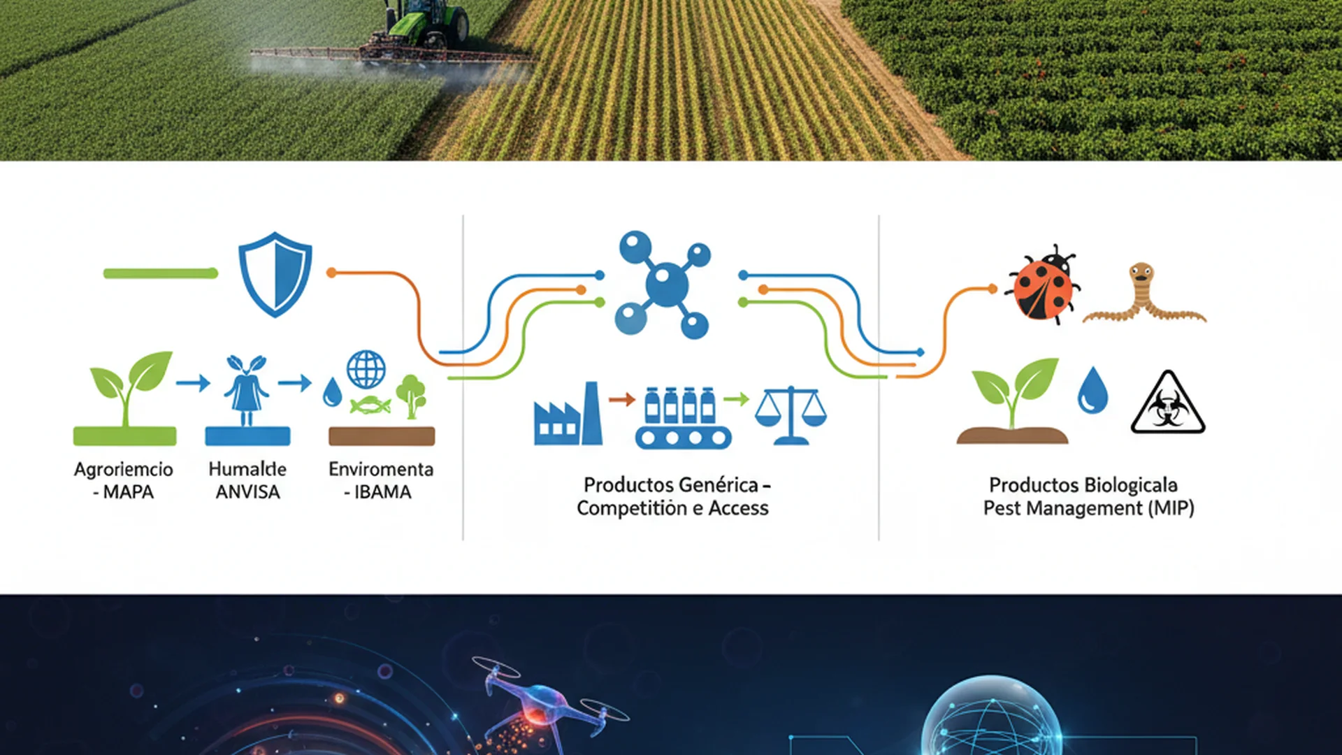 Defensivos Agrícolas: O que são, como são registrados e as novas tecnologias
