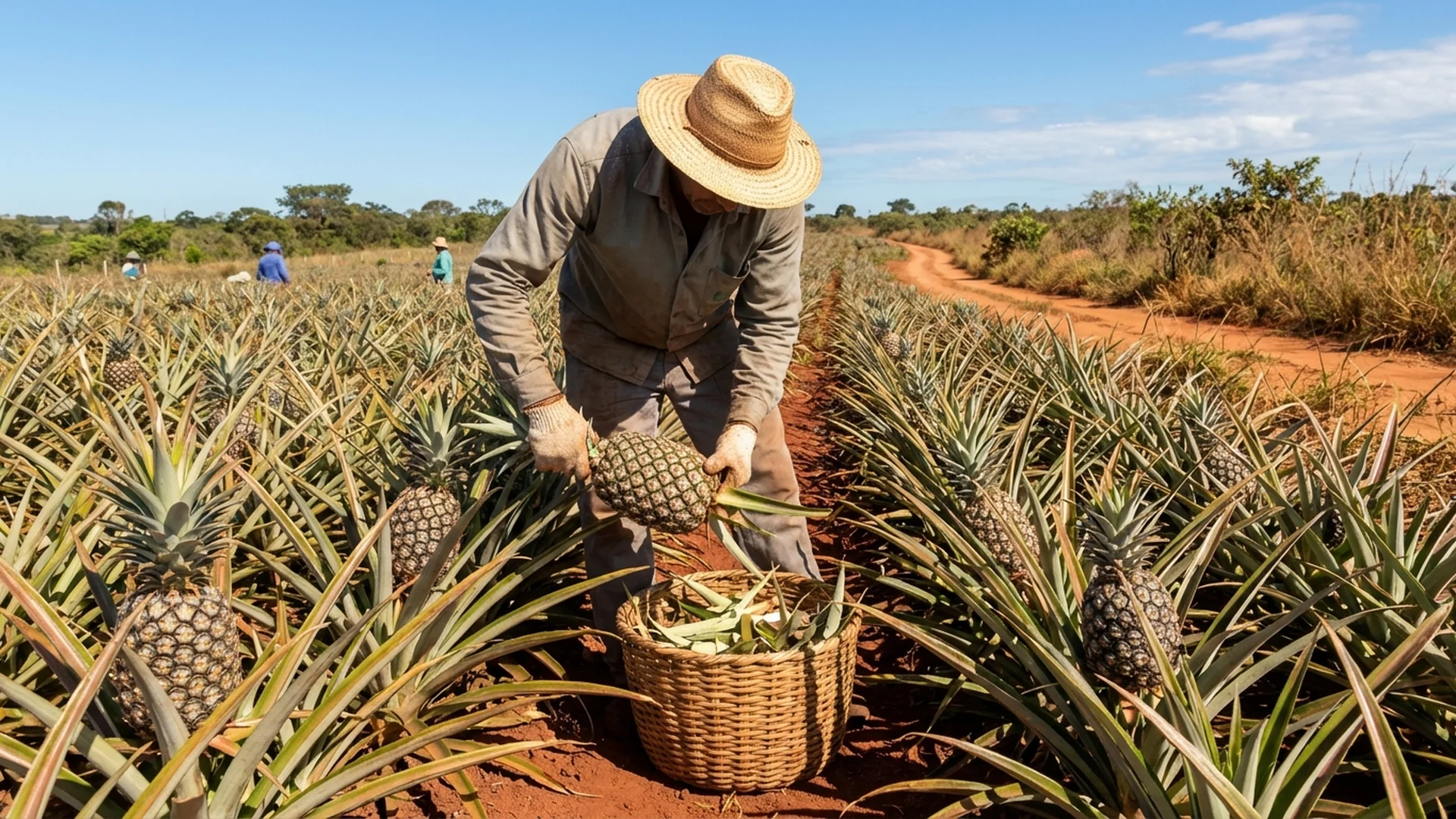 Imagem de destaque do artigo: Desbaste de Abacaxi: Como Aumentar o Peso do Fruto [2025]