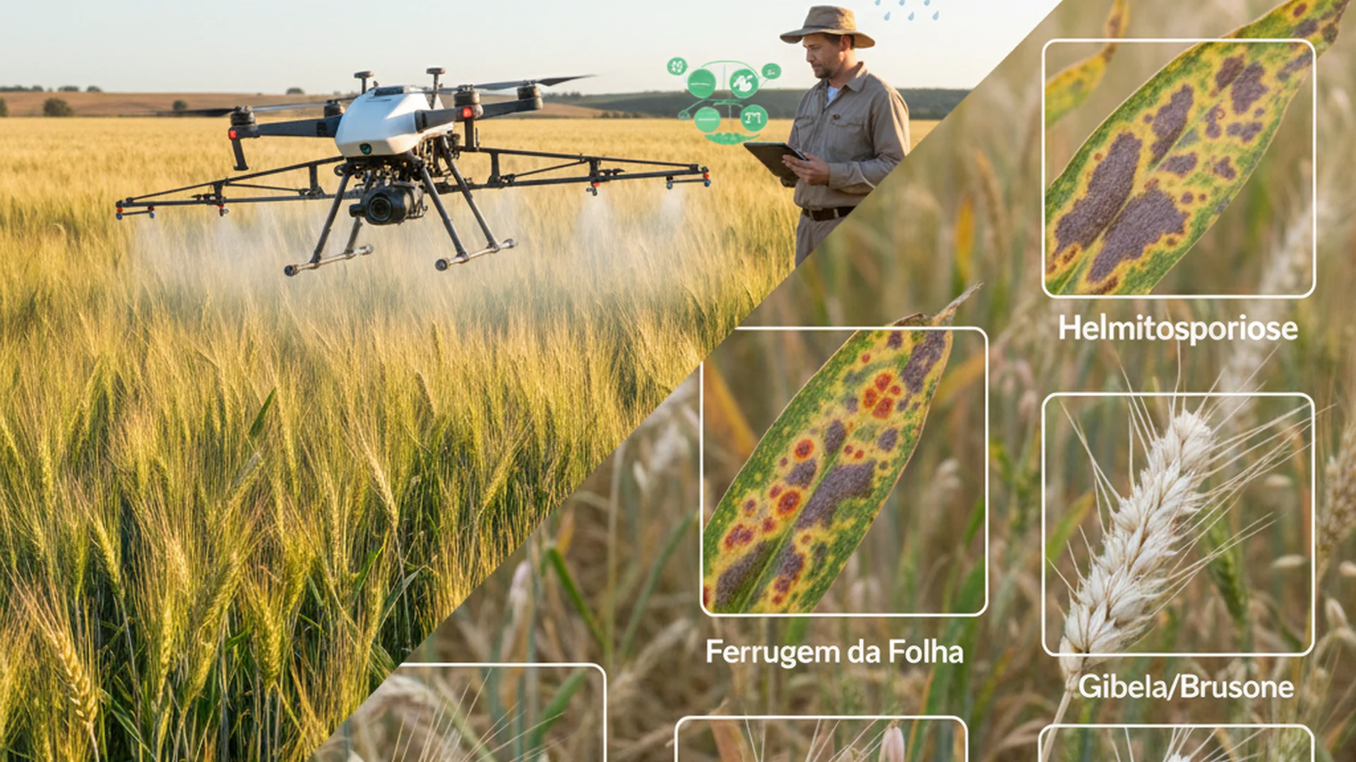 Doenças de Culturas de Inverno: Guia de Identificação e Manejo