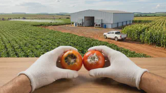 Miniatura do artigo de Gestão Agrícola: Doenças vs Desordens do Tomate: Guia de Identificação [2025]