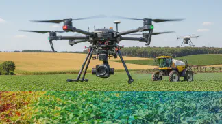 Miniatura do artigo de Agricultura de Precisão: Drones na Agricultura: Guia Completo para Aumentar a Produtividade