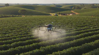 Miniatura do artigo de Agricultura de Precisão: Drones na Pulverização do Cafeeiro: Guia Completo de Vantagens e Desafios