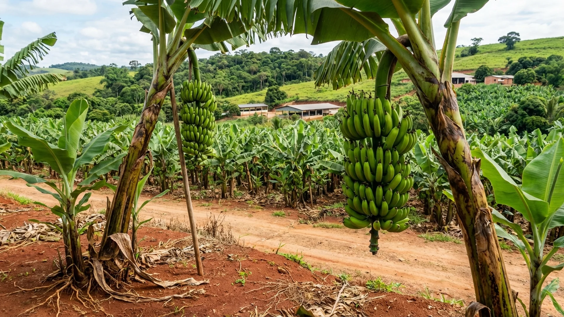 Imagem de destaque do artigo: Estrutura da Bananeira: Guia Prático de Adubação [2025]