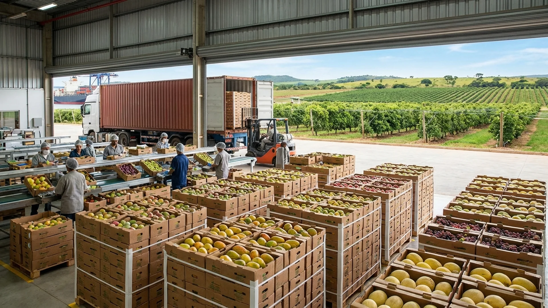 Imagem de destaque do artigo: Exportação de Frutas: Guia Completo para o Produtor [2025]