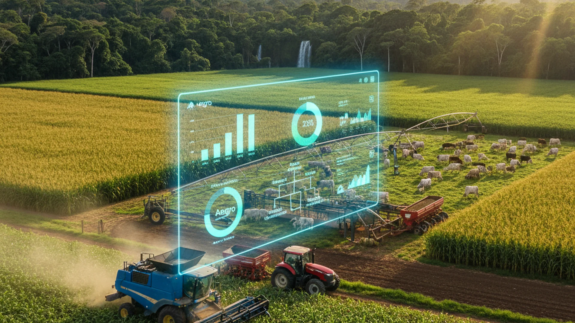 Fazenda Quatro Maravilhas: Melhorando a Fazenda na Amazônia com Plantação, Gado e o Aegro