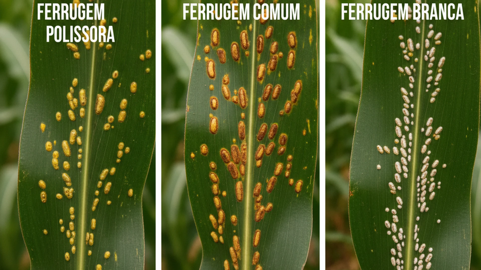 Ferrugem no Milho: Identifique e Controle os 3 Tipos na Sua Lavoura