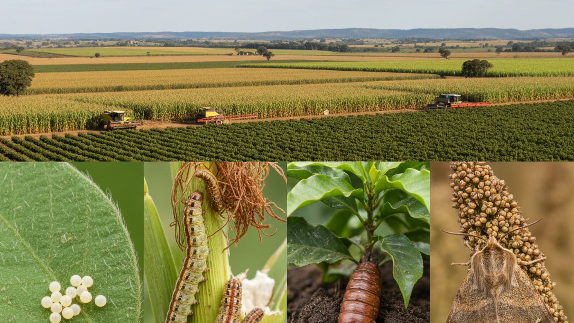 *Helicoverpa armigera*: Identificação e Controle na Lavoura