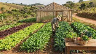 Miniatura do artigo de Gestão Agrícola: Hortaliças Orgânicas: Guia de Produção e Lucro [2025]