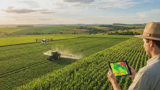 Miniatura do artigo de Gestão Agrícola: Imagens Digitais: Guia de Sensoriamento e NDVI [2025]