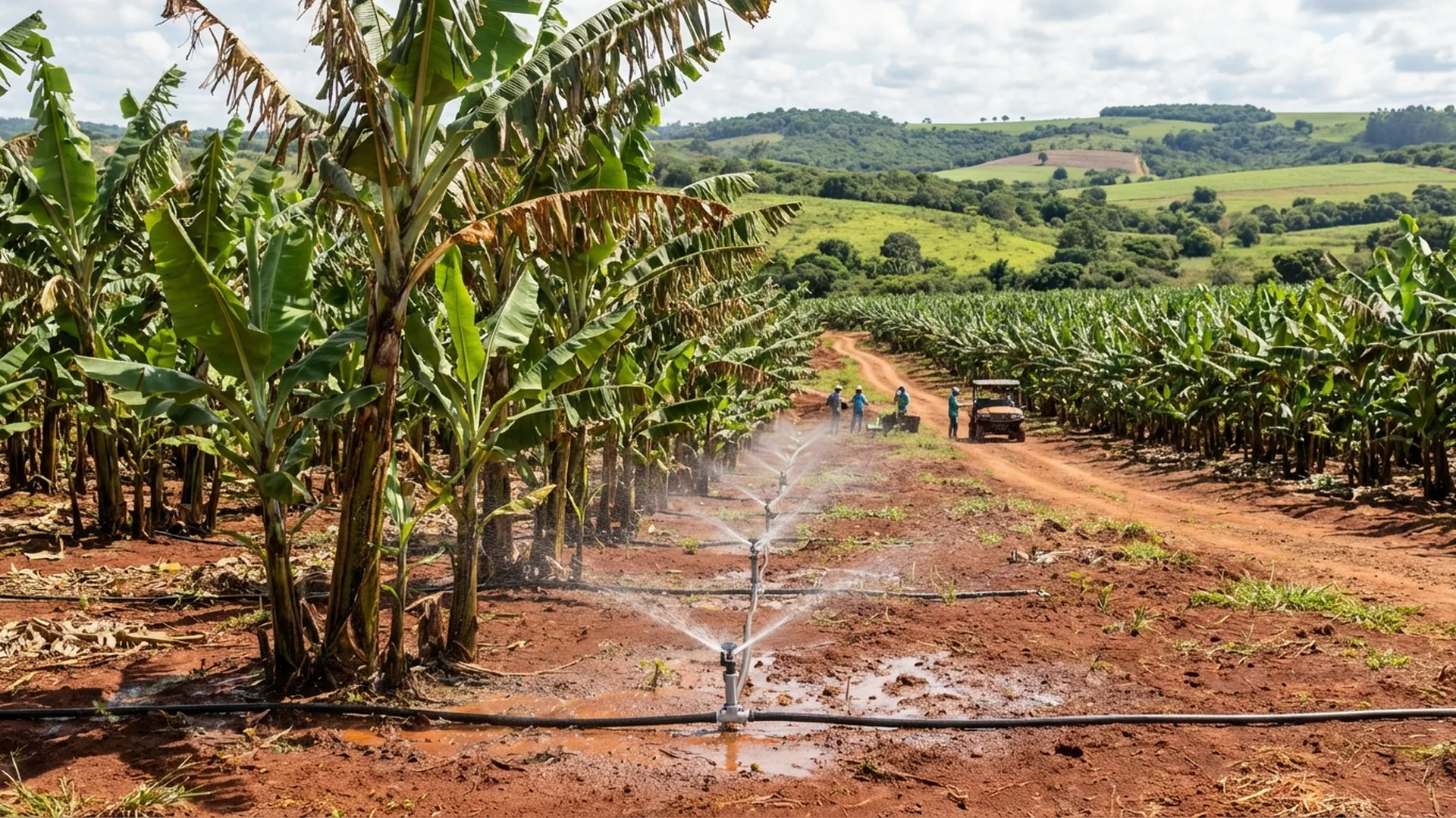Imagem de destaque do artigo: Irrigação na Banana: Guia Prático para Produzir Mais [2025]