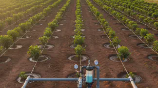 Miniatura do artigo de Gestão Agrícola: Irrigação com Drip Protection: Economia de Água e Aplicação Precisa de Insumos