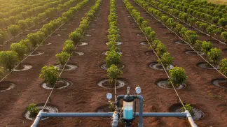 Miniatura do artigo de Gestão Agrícola: Irrigação com Drip Protection: Economia de Água e Aplicação Precisa de Insumos