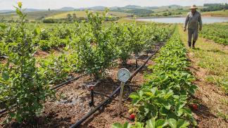 Miniatura do artigo de Gestão Agrícola: Irrigação de Pequenas Frutas: Guia para Colher Mais [2025]