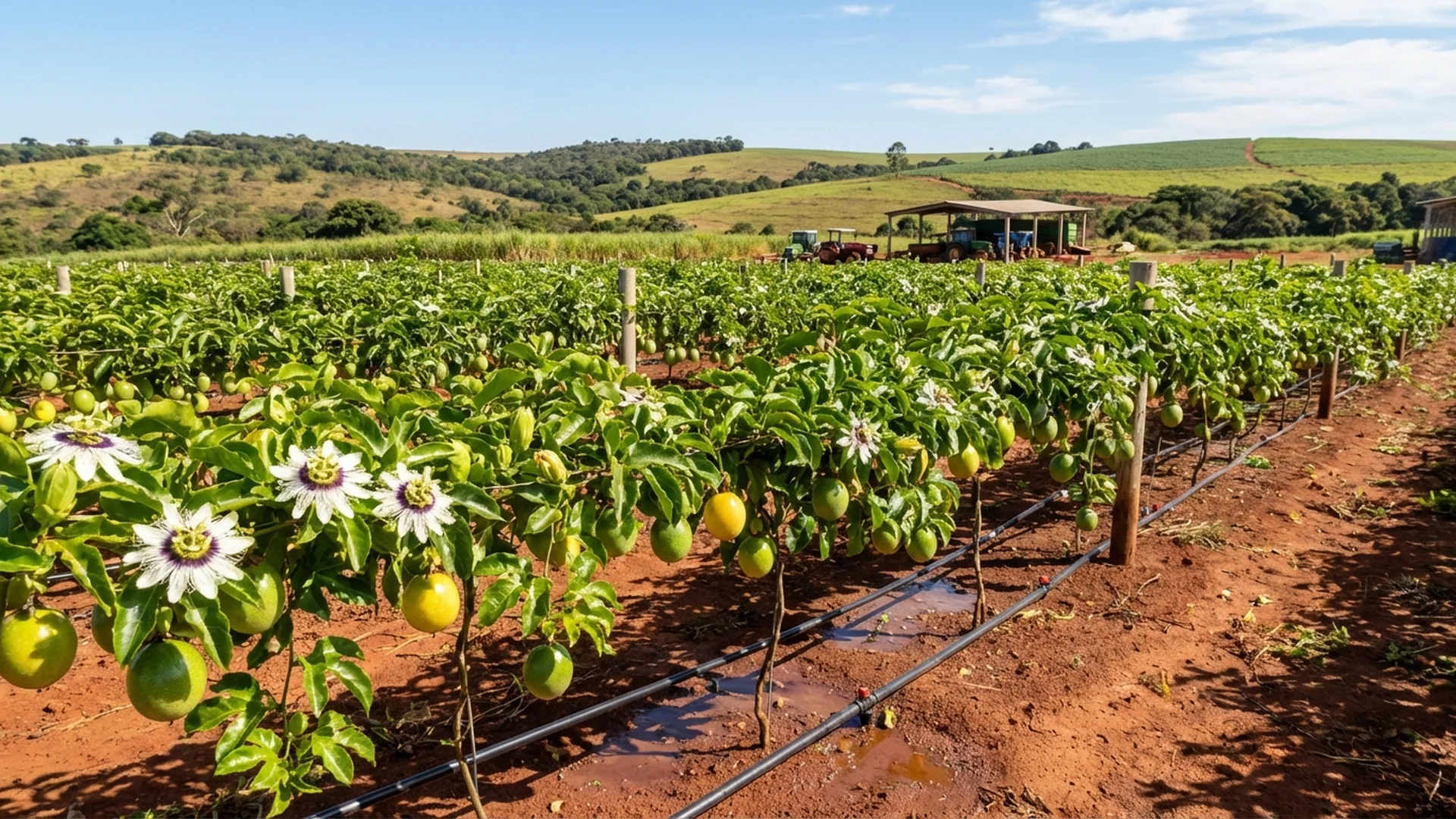 Imagem de destaque do artigo: Irrigação do Maracujá: Como Aumentar a Produtividade [2025]