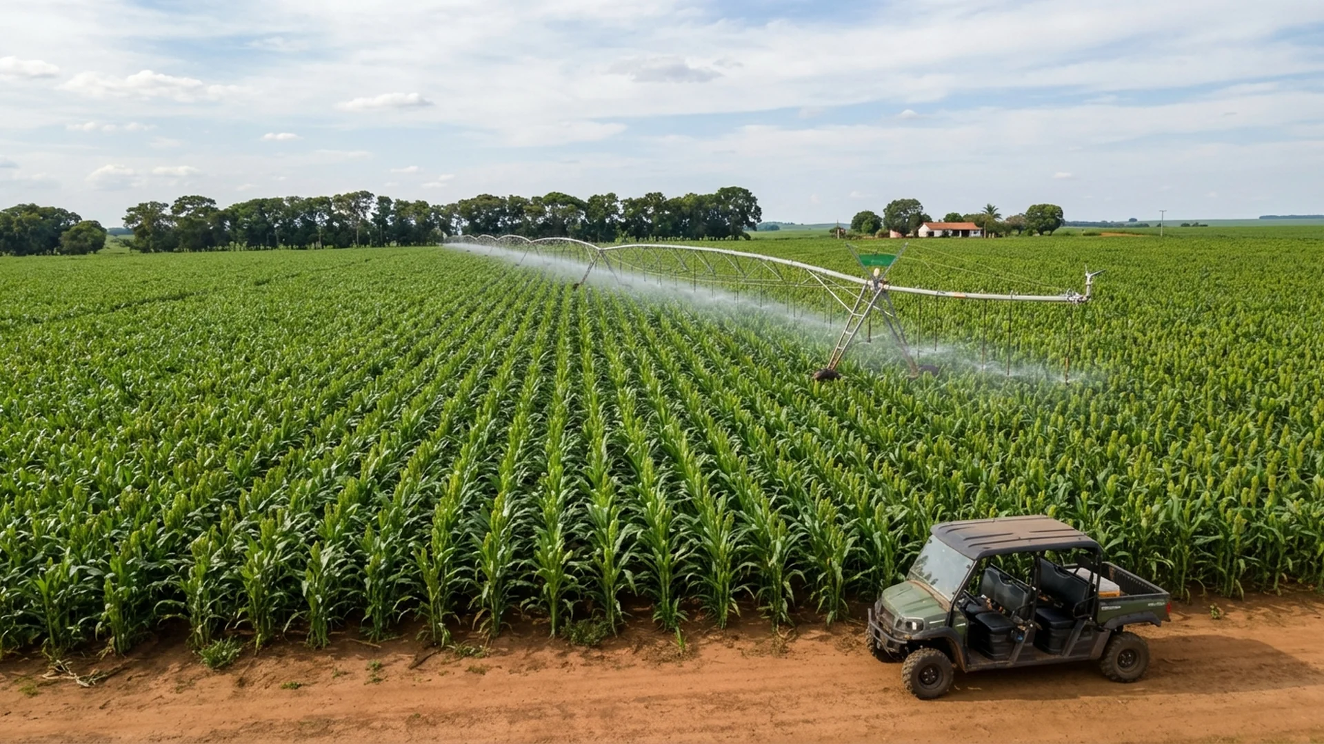 Imagem de destaque do artigo: Irrigação do Sorgo: Como Maximizar a Produtividade [2025]