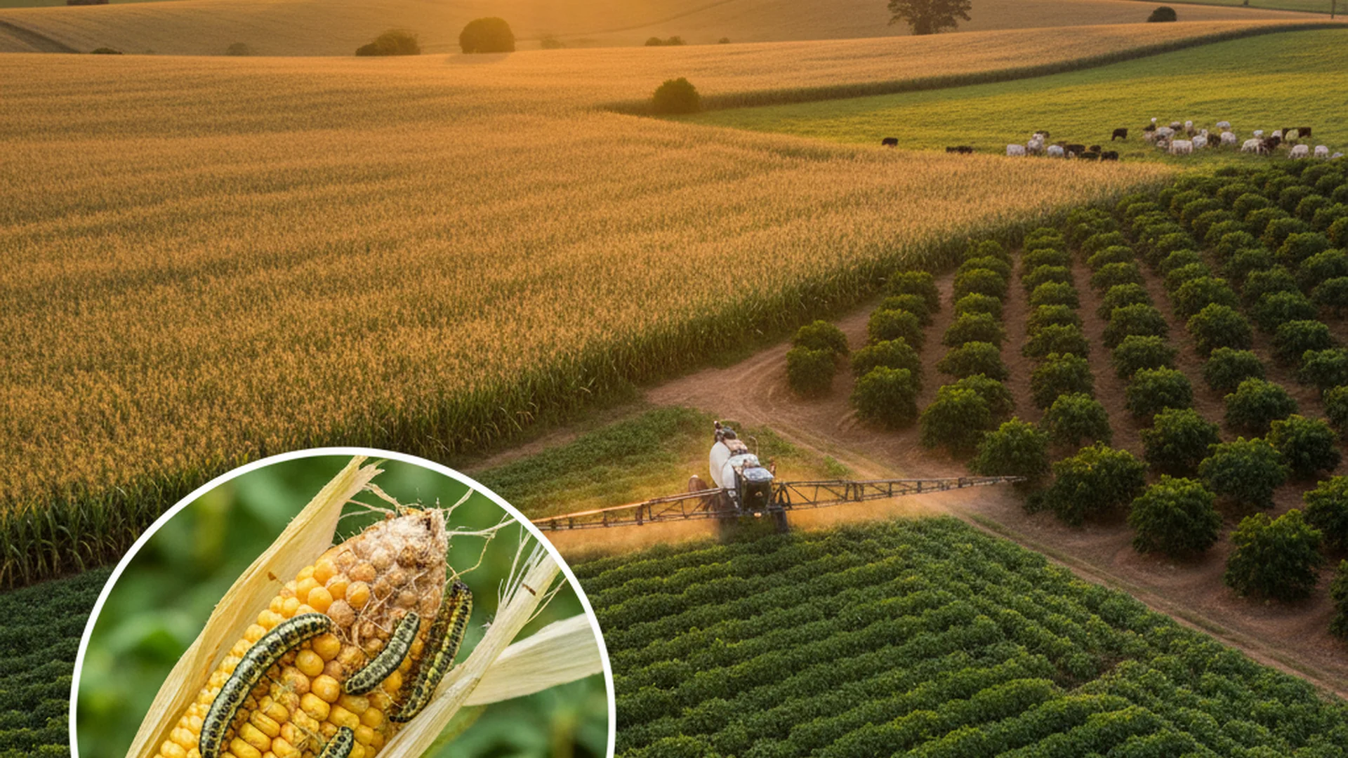 Lagarta-da-Espiga (*Helicoverpa zea*): 7 Fatos Essenciais para um Manejo Eficaz