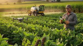 Miniatura do artigo de Gestão Agrícola: Lagarta: Guia Completo de Identificação e Controle da Lagarta-Preta