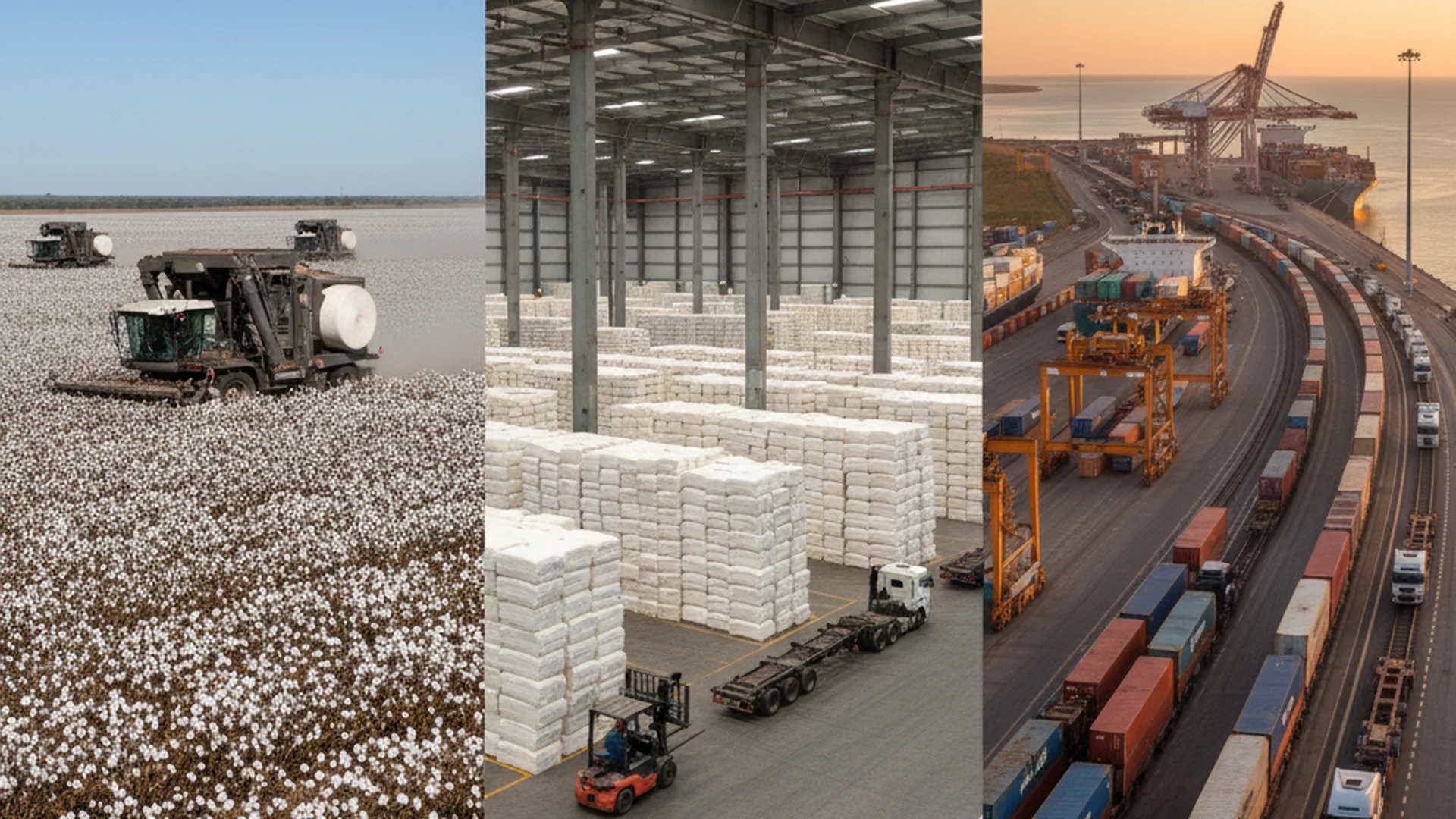 Logística da Pluma de Algodão: Desafios e Soluções do Campo ao Porto