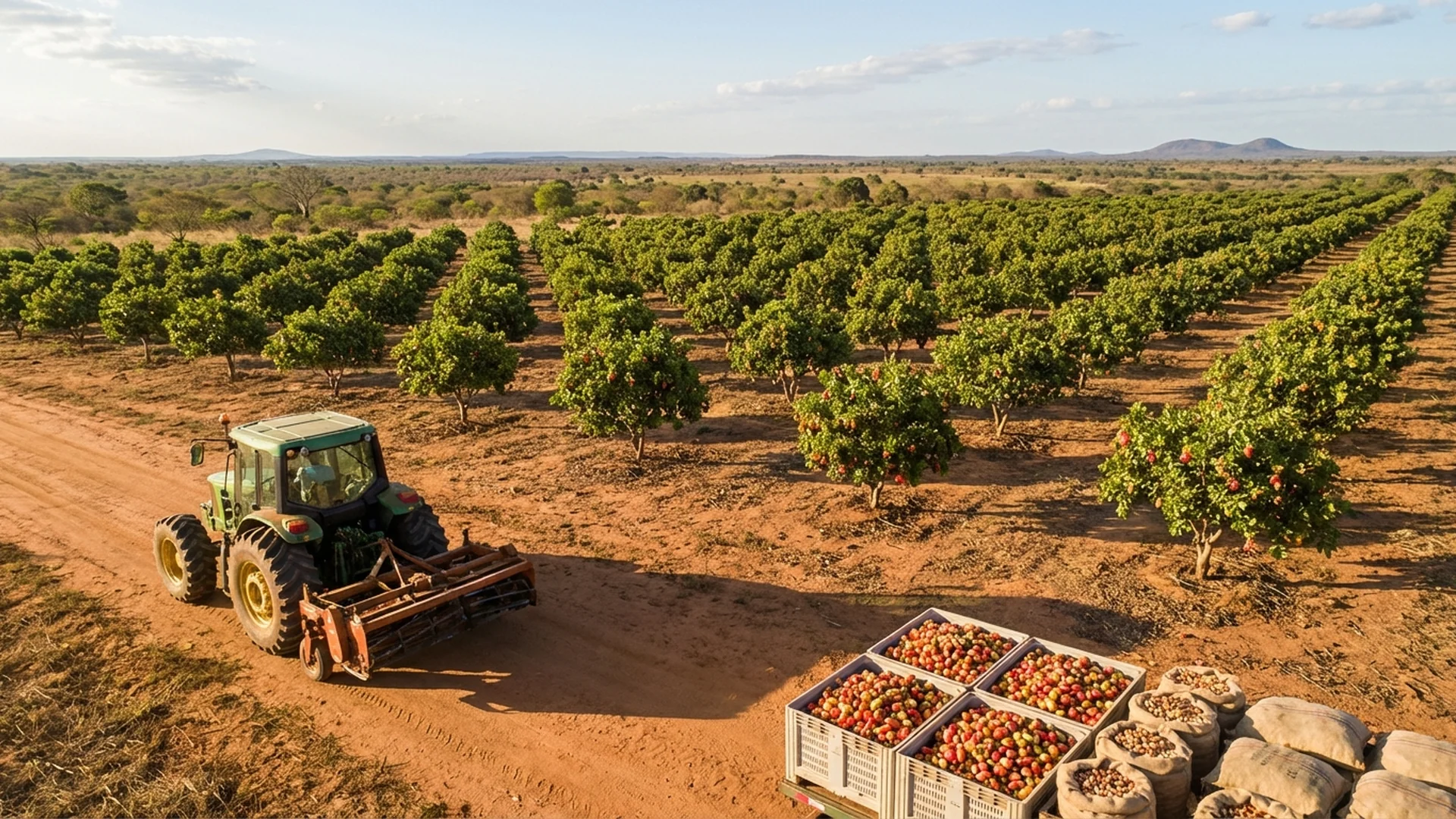 Imagem de destaque do artigo: Produção de Caju: Guia Completo para Lucrar Mais [2025]