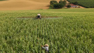 Miniatura do artigo de Manejo de Doencas: Mancha-Branca no Milho: Um Guia Completo para Identificar, Prevenir e Controlar