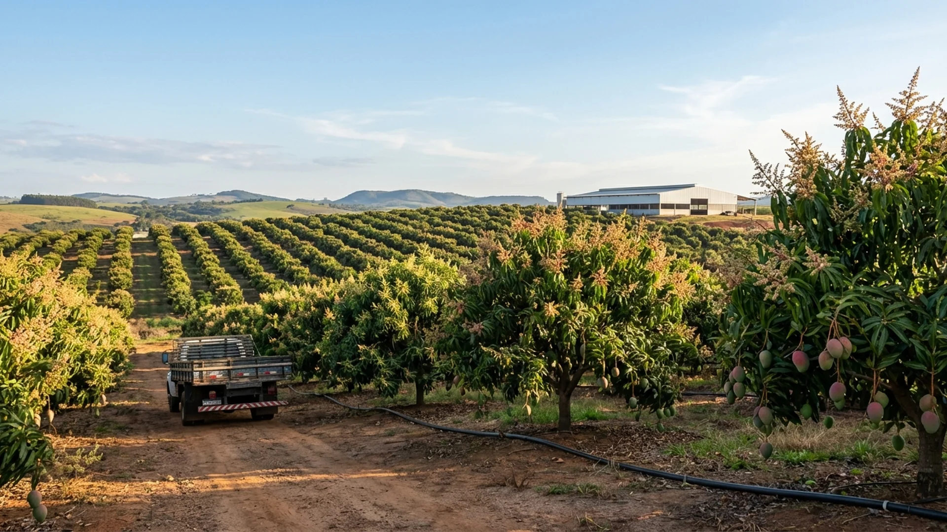 Imagem de destaque do artigo: Manejo da Floração da Manga: Guia para Produzir Mais [2025]