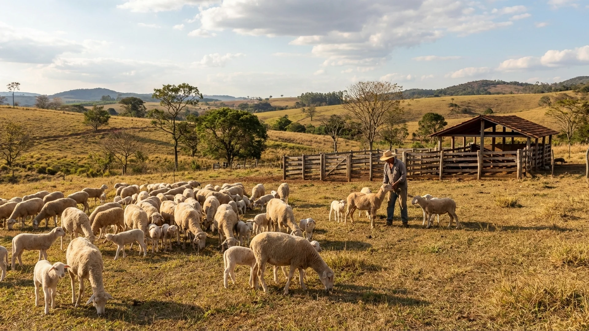 Imagem de destaque do artigo: Manejo de Ovinos: Guia para Produzir Mais Cordeiros [2025]