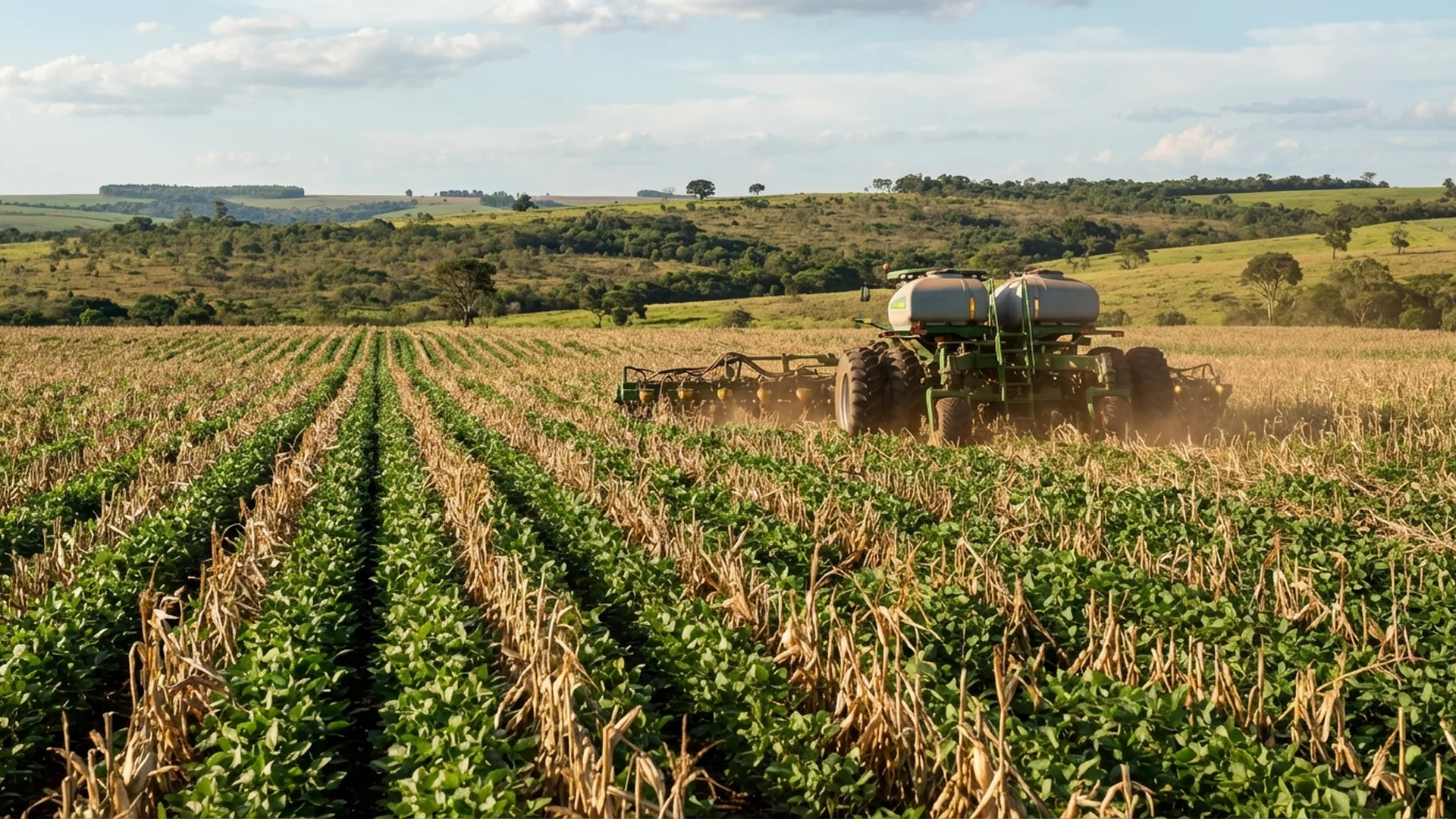 Imagem de destaque do artigo: Plantio Direto de Milho: Guia Definitivo de Manejo [2025]