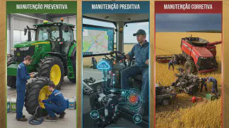 Miniatura do artigo de Gestão Agrícola: Manutenção de Máquinas Agrícolas: Preditiva, Preventiva e Corretiva