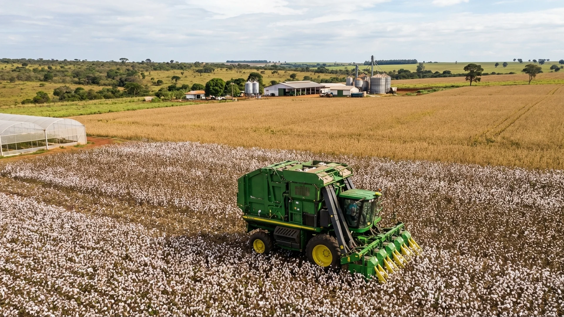 Imagem de destaque do artigo: Melhoramento Genético do Algodão: Guia da Qualidade [2025]