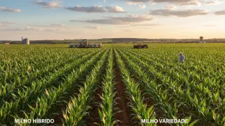 Miniatura do artigo de Gestão Agrícola: Milho Híbrido: Como Escolher o Tipo Certo e Aumentar Produtividade