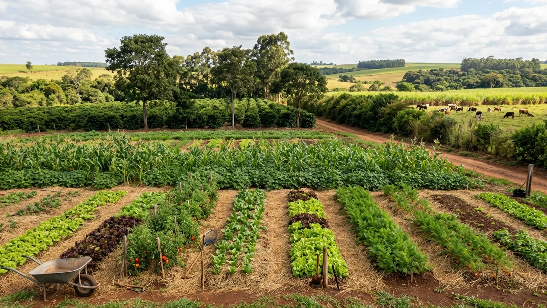 Imagem de destaque do artigo: Manejo de Hortaliças Orgânicas: Guia para Lucrar [2025]